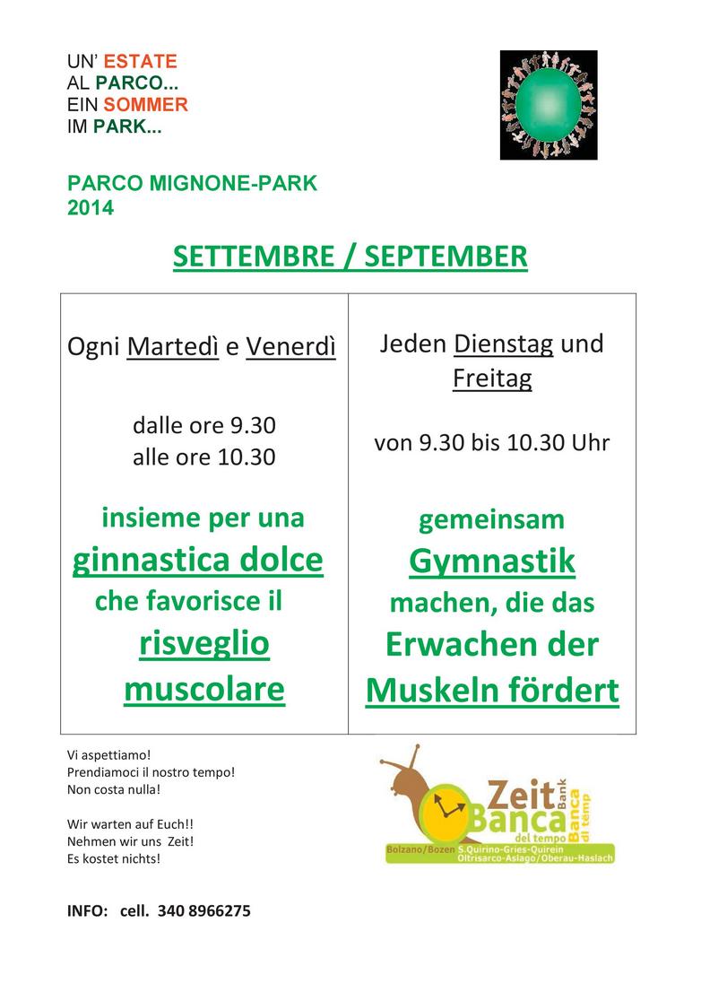 Un'estate al parco....settembre 2014 estate al parco settembre